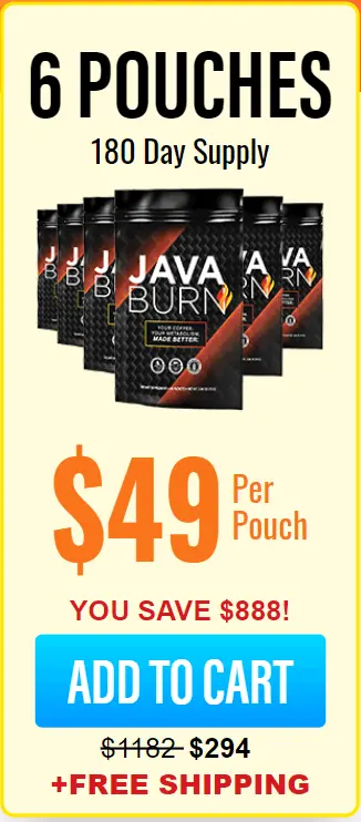 Java Burn 6 pouch order